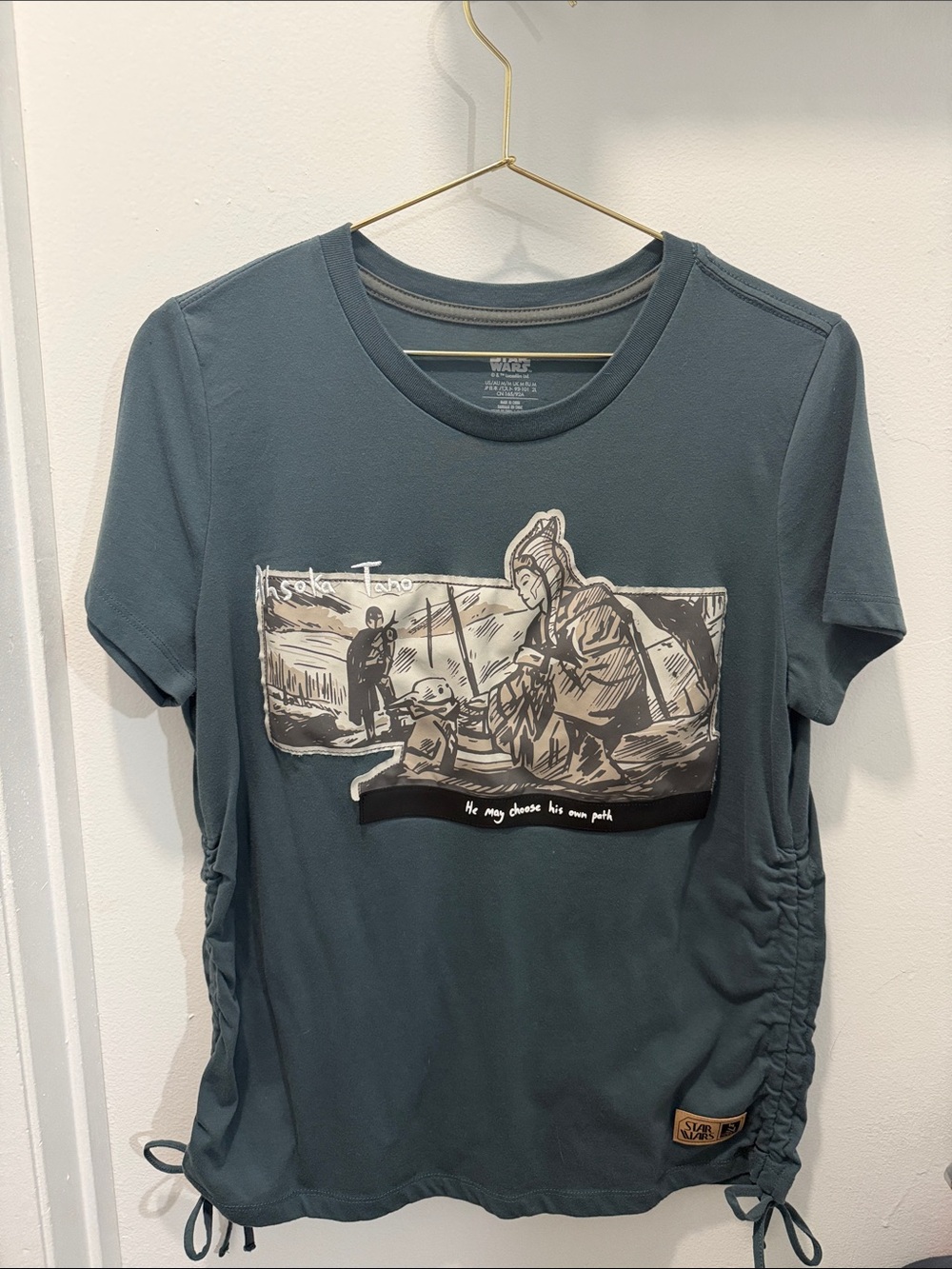 Star Wars Short Sleeve Graphic Tee in Slate Blue-Grey